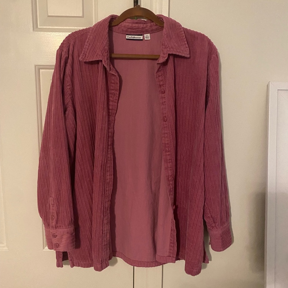 Pink corduroy jacket